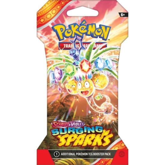 Sleeved booster Surging Sparks